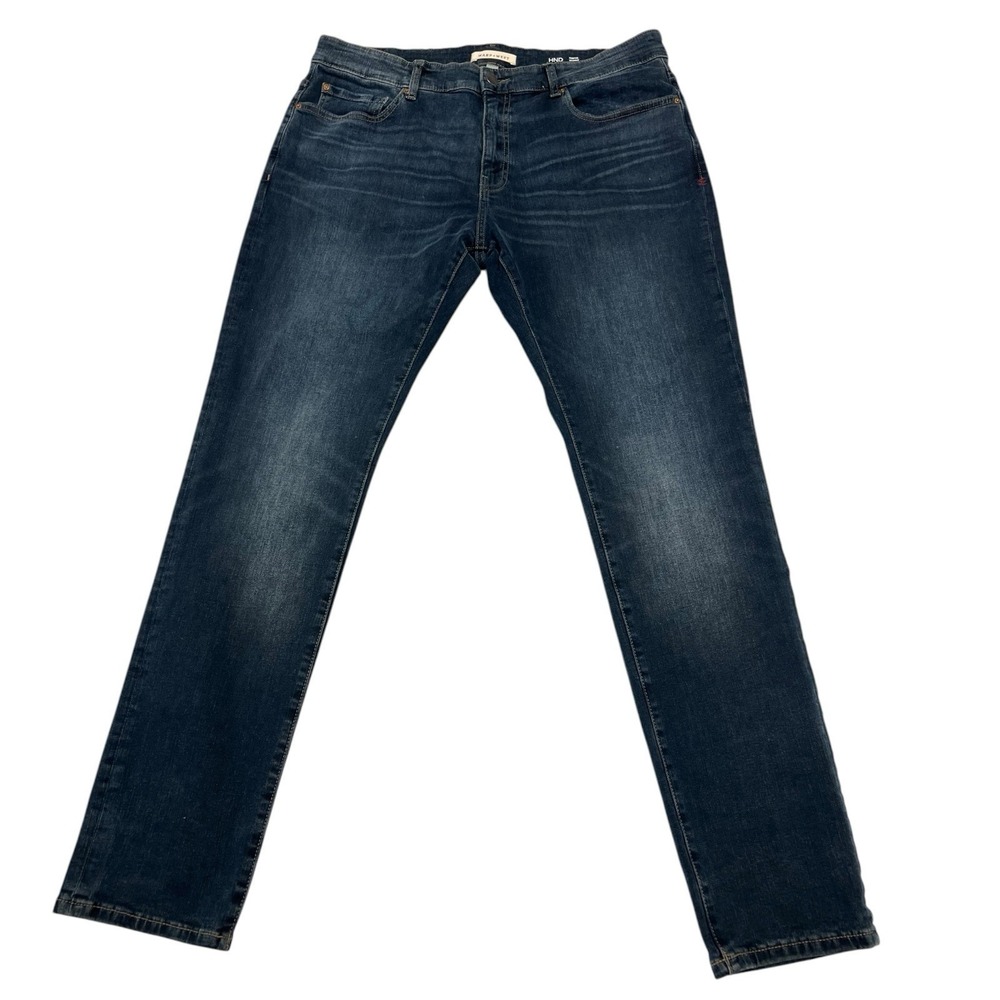 Warp + Weft HND Tokyo Skinny‎ Men's Jeans Dark Blue 36x32